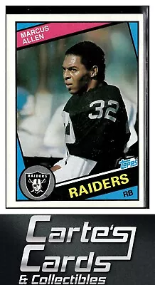 Marcus Allen 1984 Topps #98 C* Sheet Raiders Hall Of Fame 2nd Year • $3.95