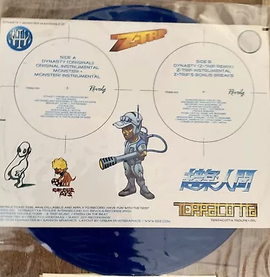 $25 • Buy RARE Z-Trip 12  Dynasty / Monster Max Del The Funkee NM Stickers Unused
