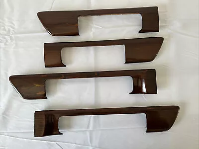 Mercedes W126 Zebrano Door Trim Wood FRONT & REAR Door Panels Non-SEL • $200