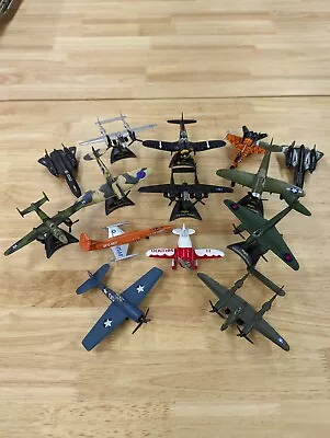 Maisto / Matchbox Diecast Metal Airplanes Lot Of 14 Different Airplanes New/Use • $55