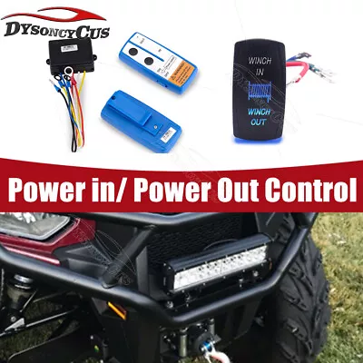 $23.98 • Buy 12V Winch Remote Control Kit Rocker Switch For Polaris RZR 900 1000 800 Pro XP 