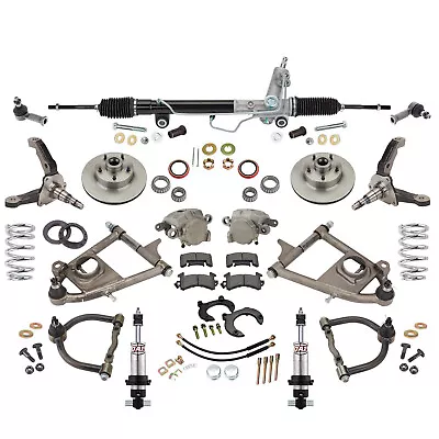 IFS Drop Spindles 600 Coilovers Power Rack 4-1/2 For Mustang II • $2113.99