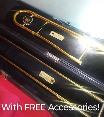 ⚡Affordable Vintage King 606 Trombone: Limited Time FREE Shipping!⚡ • $429.99