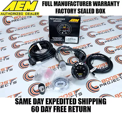 $169.95 • Buy AEM 30-4110 UEGO Wideband O2 Air Fuel Ratio Gauge AFR 52mm With 4.9 LSU Sensor