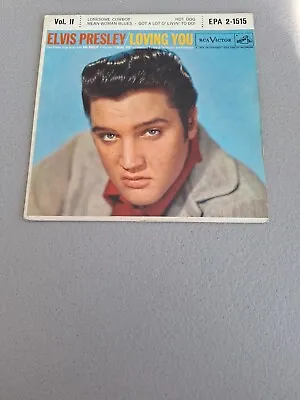 Elvis Presley- Loving You Vol. II (USED  Vintage- *ONLY PICTURE SLEEVE) • $7.17