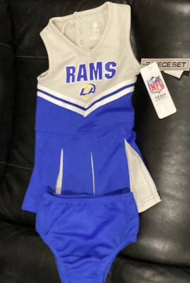 $9.56 • Buy NFL Los Angeles Rams Cheerleader Outfit Size 4T NWT Licensed! Below Wholesale