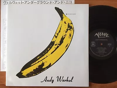  THE VELVET UNDERGROUND & NICO  JAPAN PRESS VERVE 18MM 0526 Andy Warhol • $99.99