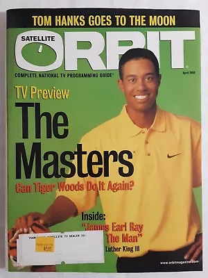 Satellite Orbit Mag Apr 1998 Tiger Woods Tom Hanks Moon Martin Luther King Rare • $9.99