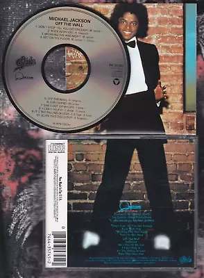 CD MICHAEL JACKSON Off The Wall 1979 EK 35745 DI8P 50002 1st PRESS CBS DADC • $62.66