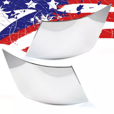 Fit For Volvo Vnl Truck 04-15 Bumper Extension Corner Chrome Trim Set Pair Usa • $27.80