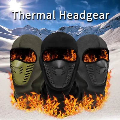 Balaclava Skiing Mask For Cold Weather Windproof Full Face Mask Fleece Snow Gear • $8.98