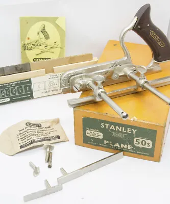 £189 • Buy Stanley No 50s Combination Plane Kit, Complete, Clean, Original, Boxed 