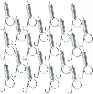 20 Pack Pet Cage Door Latch Spring Hook Quail Cage J Clips For Wire Cages The Do • £20.22