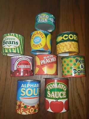 Melissa And Doug  Let's Play House  Grocery Store Pretend Canned Food Lot Of 9 • $8.50