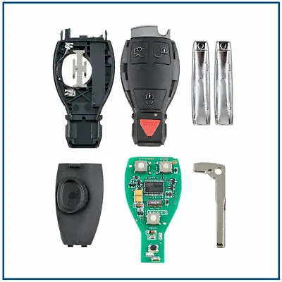 Fit For Mercedes-Benz W208 W209 W204 W210 W211 4 Key Car Smart Remote Fob Kit • $23.37