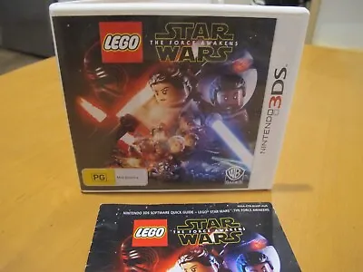 Lego Star Wars The Force Awakens Nintendo 3DS Game FREE OZ SHIPPING+ LOTSA GAMES • $11.98