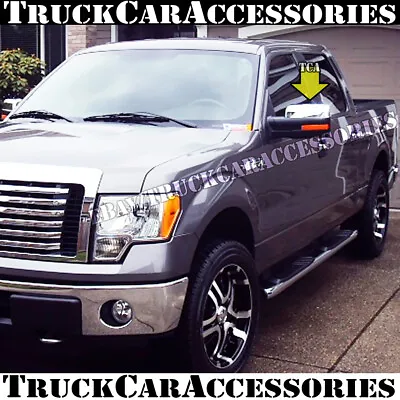 For FORD F150 2009 2010 2011 2012 2013 2014 Chrome Top Cap Mirror Cover • $39.95