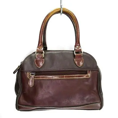 Vtg Cabin Creek Doctor Handbag Women Red Faux Leather Hinged Purse Satchel Bag • $13.37