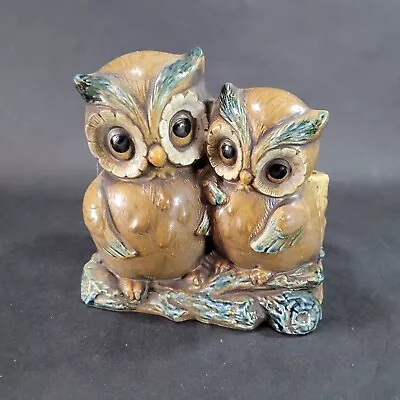 Napcoware Owl Planter Vintage Mother With Baby Mid Century Anthropomorphic Japan • $15.98