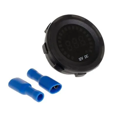 Car LED Display Voltmeter 12 Volt Digital Voltage Meter Gauge Battery Monitor • £10.02