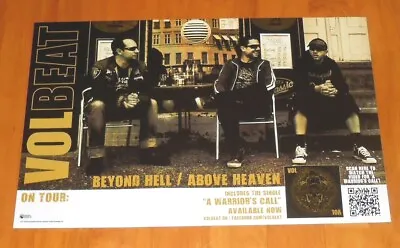 Volbeat Beyond Hell/Above Heaven Tour 2012 Poster 2-Sided Promo 11x17 RARE • $68.95