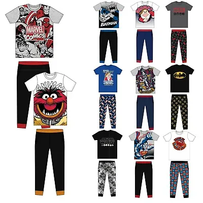 Mens Novelty DC Comics Super Hero's Pjs Pyjamas Long Costume Lounge Set Pants  • £12.99