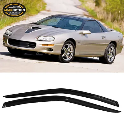 Fits 93-02 Chevy Camaro Pontiac Firebird Window Visors Rain Sun Guard Vent 2Pc • $45.99