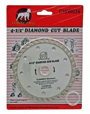 4-1/2  Diamond Blade Wet & Dry Cut For Tile Concrete Granite Masonry Asphalt  • $7.85