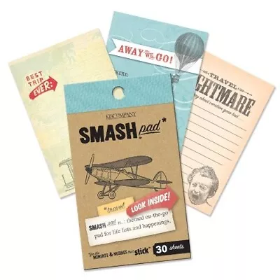 K&C Company Smash “TRAVELS” 30 Sheet Pack 2.75x4.75 Smashbook Junk Journal Cards • $6.25