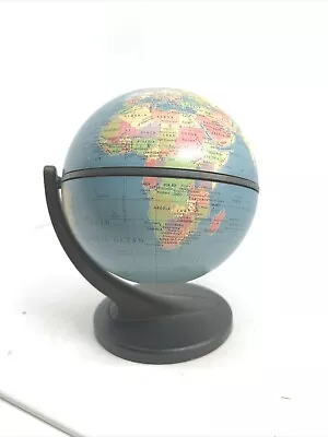 2001 Replogle Globes Desk Size Mini World Globe Educational Map Rotates 5.5  • $22