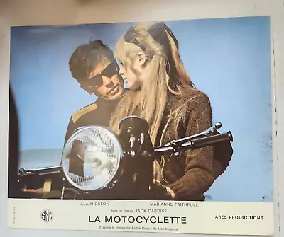 MARIANNE FAITHFULL  Movie  MOTORCYCLE Photo  LA MOTOCYCLETTE  ALAIN  DELON • $6