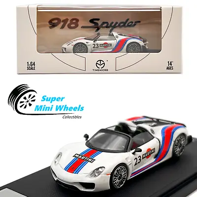 Time Micro 1:64 Porsche 918 Spyder Martini - Diecast Model • $24.99