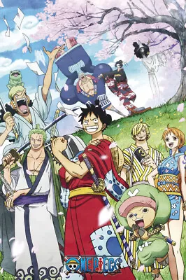 One Piece - Manga TV Show Poster (Wano) (Size: 24  X 36 ) • $12.99