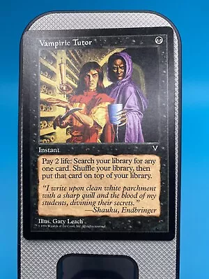 MTG Vampiric Tutor Visions 72/167 Rare • $49.99