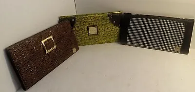 MICHE  Magnetic Purse Bag Shell Covers (3) Black/White Checker & Green Scale • $18.47