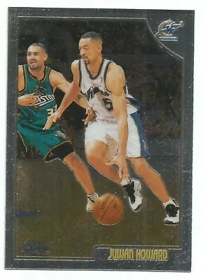 1998-99 Topps Chrome Juwan Howard Washington Wizards Card #155 MICHIGAN Fab Five • $2.25