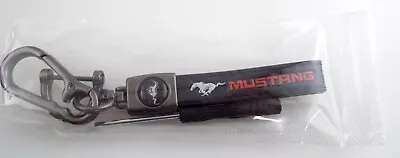 Mustang - Genuine Leather Keychain Car Key Chain Ring - NEW • $12.99