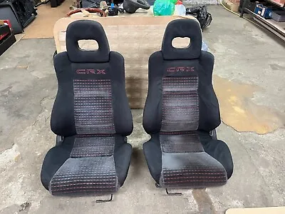 Honda CRX 88-91 OEM Set Front Left Right Seat • $600