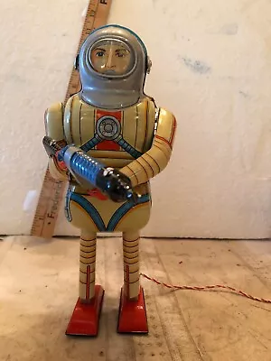 Vintage Battery Operated Tin Space Toy • $129