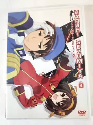 The Melancholy Of Haruhi Suzumiya Vol 4  DVD Bandai Anime • $6.98