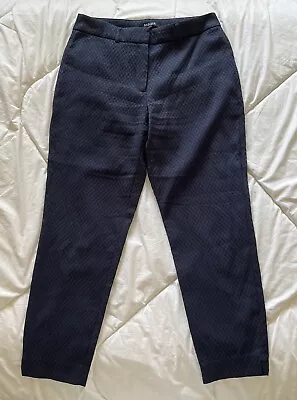 BASQUE Size 8P Women’s Navy Blue Trousers Petite Pants Pre Owned Good Condition • $24.95