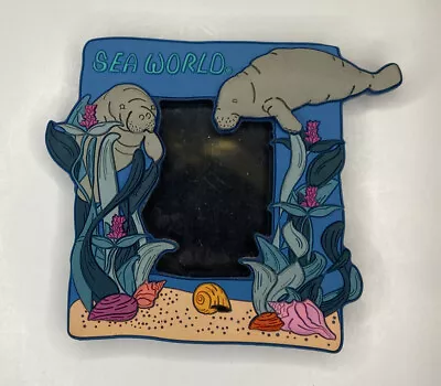 Sea World Manatee Vinyl Picture Frame • $18.50