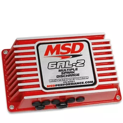 MSD 6421 6AL-2 Digital Capacitive Discharge Ignition Box W/ 2-Step Rev-Limiter • $430.95