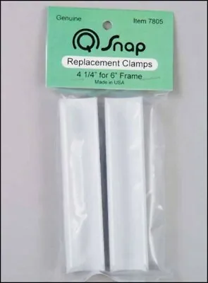 Q Snap Replacement Clamps 4.25  For 6  X 6  Frame Set Of 2 • $2.95