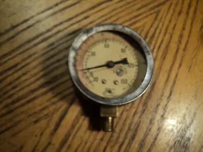 Vintage Marsh Combination Pressure Freon Gauge  Vac To 150 PSI  2-1/2  Dial  USA • $14.99