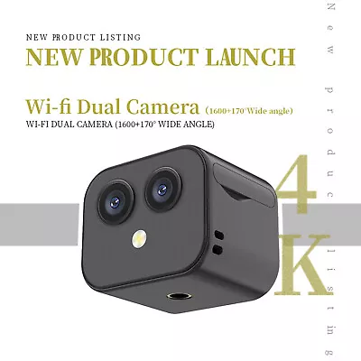 4K Dual Lens Action Camera Wifi Dash Cam Car Camera Recorder Baby Monitor Camera • $30.79