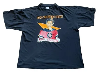 Rage Against The Machine T Shirt Vintage Evil Empire XL 1996 • £150