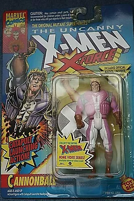 $32 • Buy X-Men: Cannonball With Catapult Action By Toy Biz 1993 (MOC) , Pink Costume