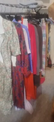 Vtg Women Clothing Lot 60s 70s 80s Dresses Resell Psychedelic Hippie Retro Y2k • $79