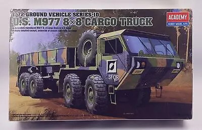 Academy 13412 U.S. M977 8X8 Cargo Truck 1/72 Scale Plastic Model Kit Open Box • $17.75